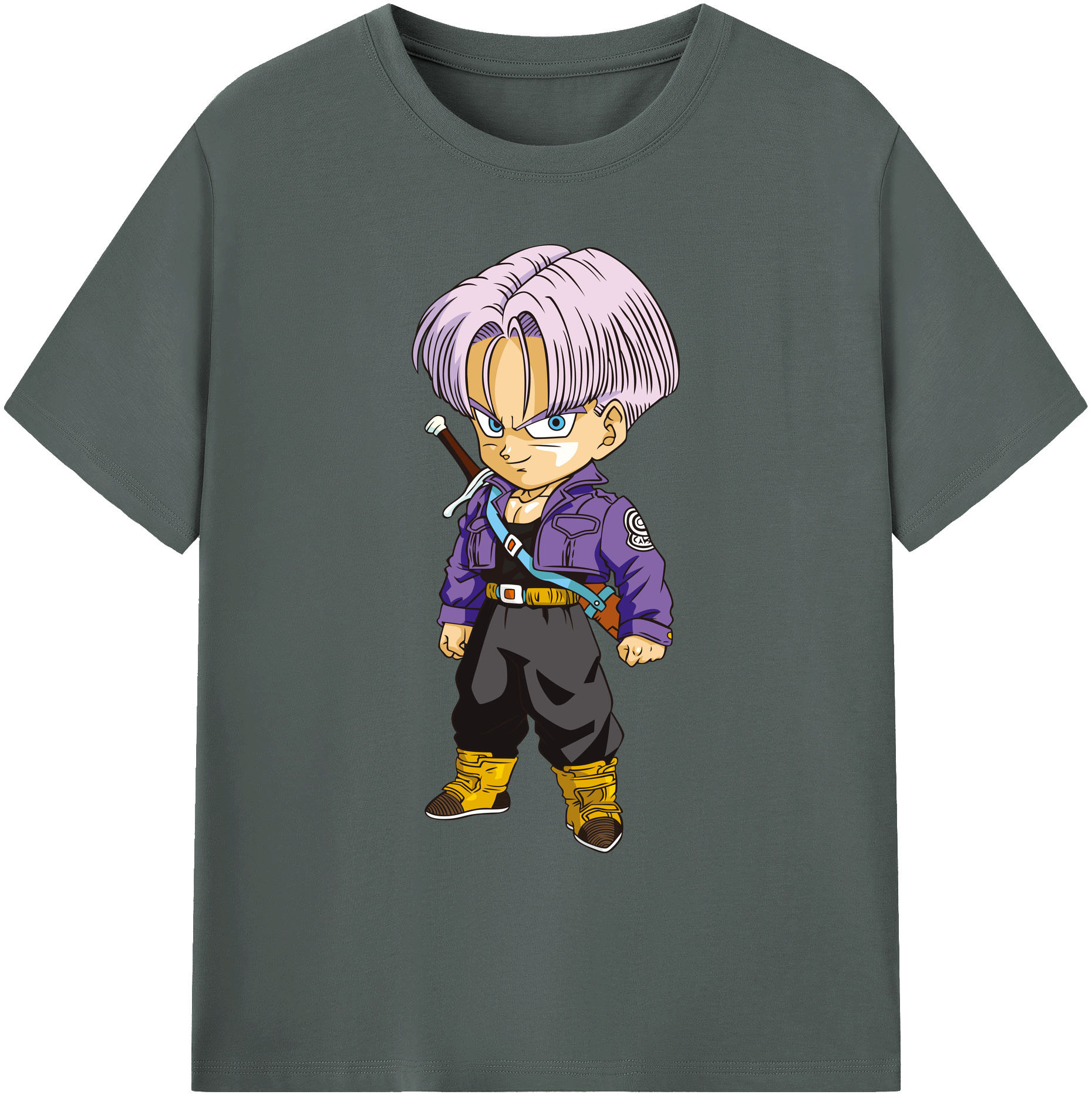 （画像用） ドラゴンボール トランクス（Torankusu）DRAGON BALL Trunks 綿100％ メンズ半袖Tシャツ｜肌触りやわらか＆通気性